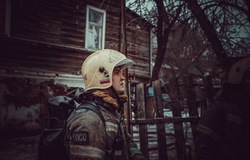В Приволжском районе при пожаре пострадал мужчина  