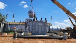 На подстанцию «Началово» установлен новый трансформатор