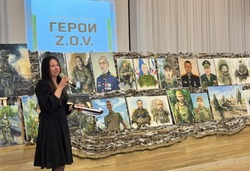 В школе села Фунтово представили выставочный проект «Герои Z.O.V.»