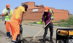 В селах Приволжского района ведется ремонт дорожного покрытия