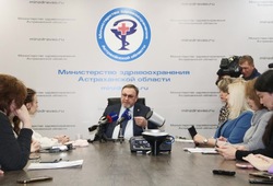 Астраханский министр здравоохранения ответил на вопросы прессы 