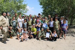 Казачья молодёжь Приволжского района приняла участие в военно-полевом походе