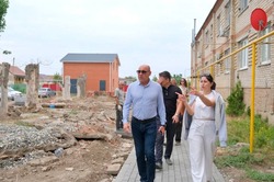 Глава Приволжского района посетил с рабочим визитом село Бирюковка
