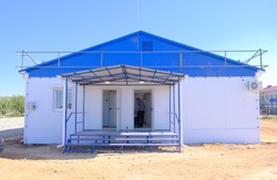 В селе Началово завершается строительство модульной женской консультации