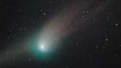 Самую яркую комету 2023 года запечатлели в Приволжском районе 