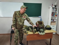 Участник СВО провёл урок мужества для приволжских школьников