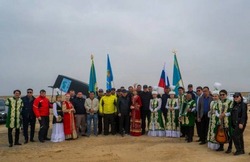 Мотоколонна из Астраханской области посетила Мангистаускую область Казахстана