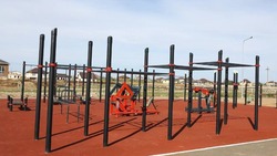 Жители села Три Протока занимаются спортом на «умной» площадке и стадионе