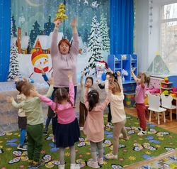 Для приволжских малышей проведены новогодние игровые программы